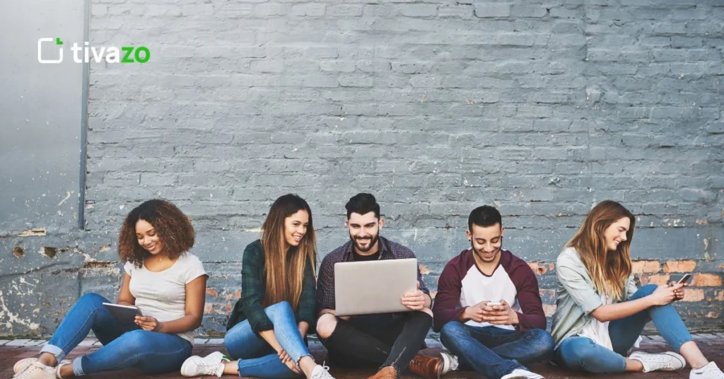 a group of people in seen as contemporary era for attention management