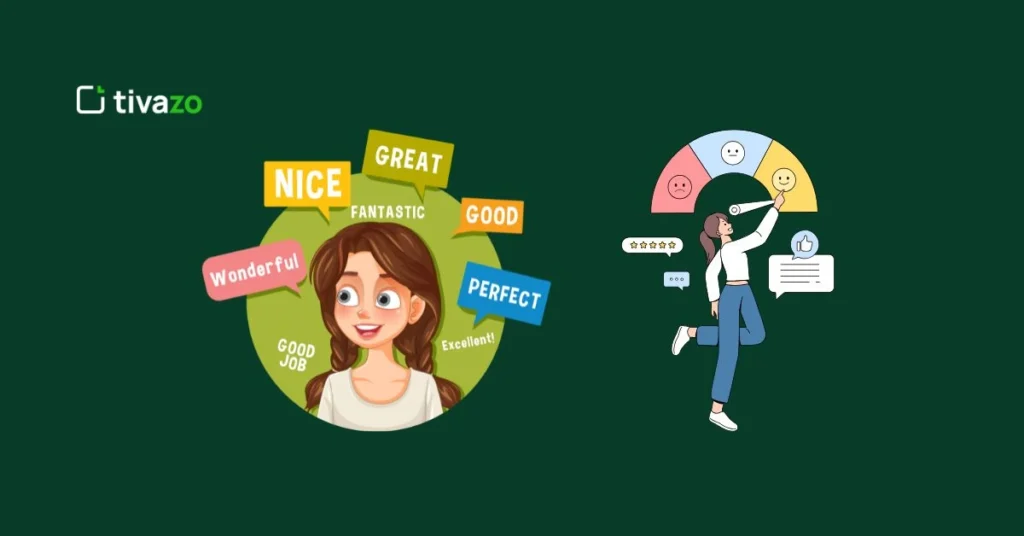 A girl thinking about constructive feedback