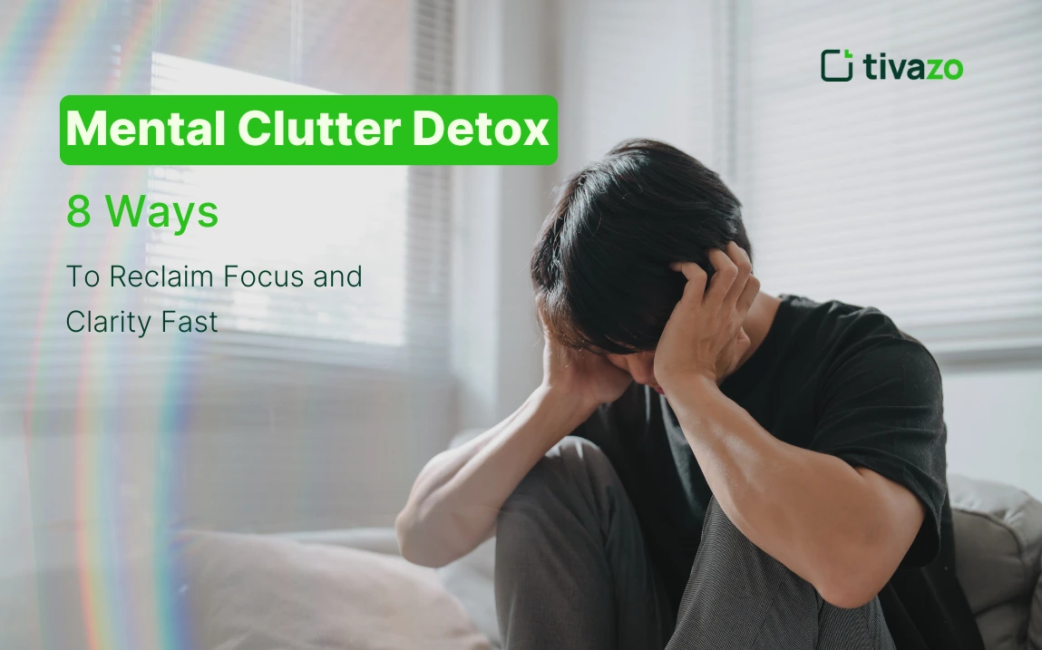 An image depicting a mental clutter detox,