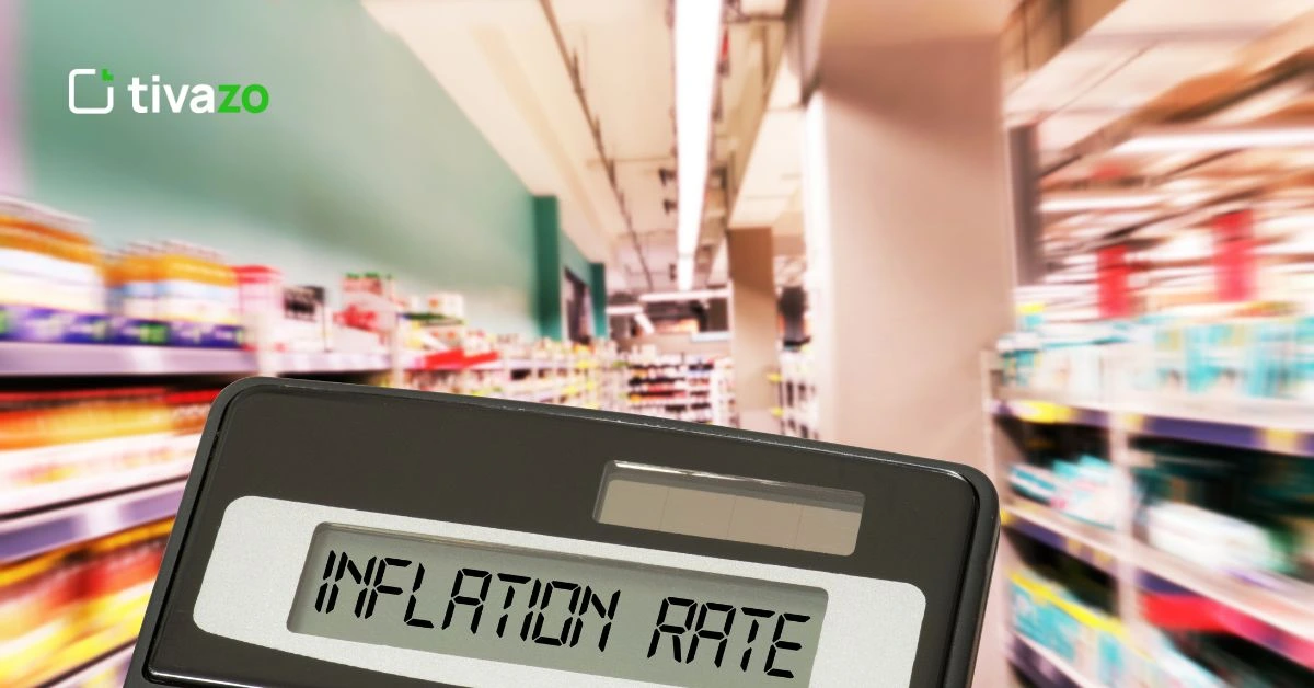 ca calculator showing salary inflation calculator written in display