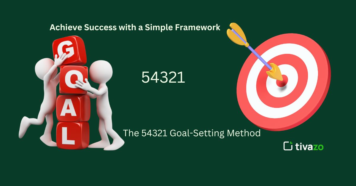 54321 Goal Setting Method with arrow in picture