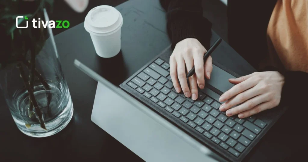 a picture of specific area for working