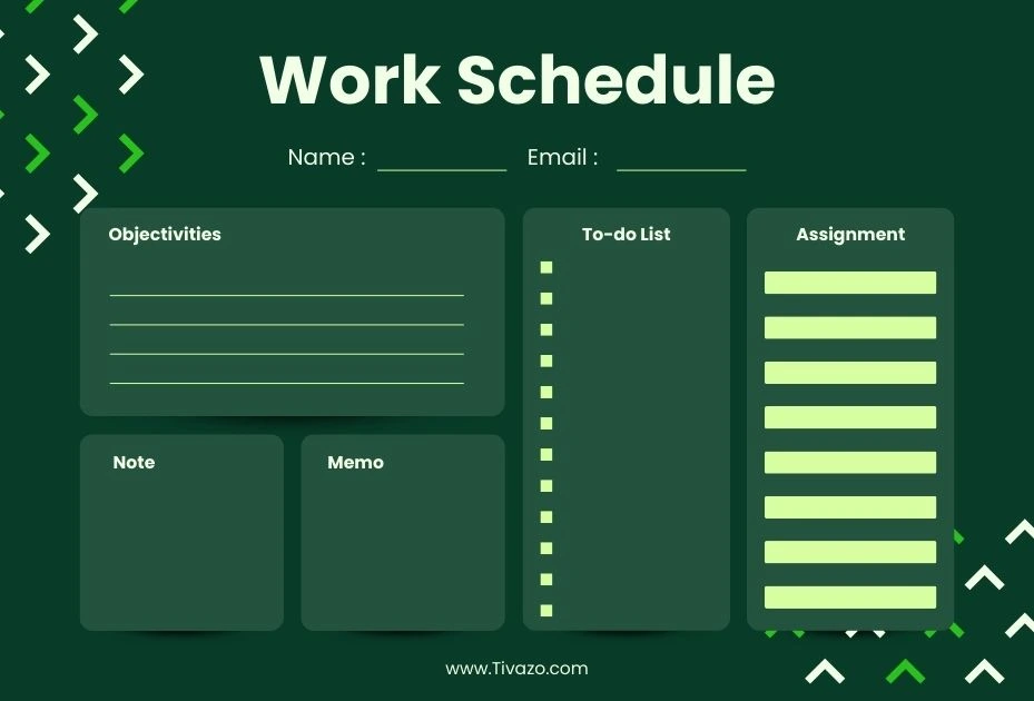 a picture of Work Schedules