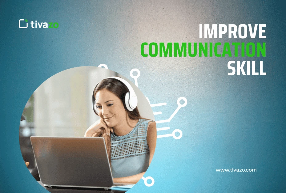 a girl communicating digitally