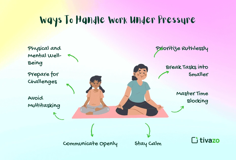 ways to handle work under pressure