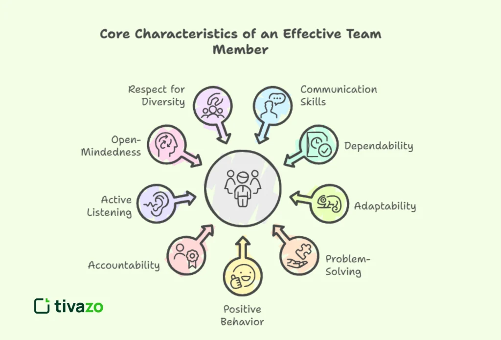 characteristics of an effective team member