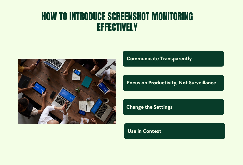 How to Introduce Screenshot Monitoring Effectively