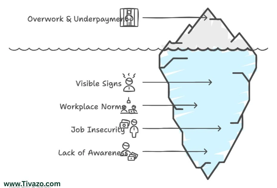 overworked and underpaid diagram