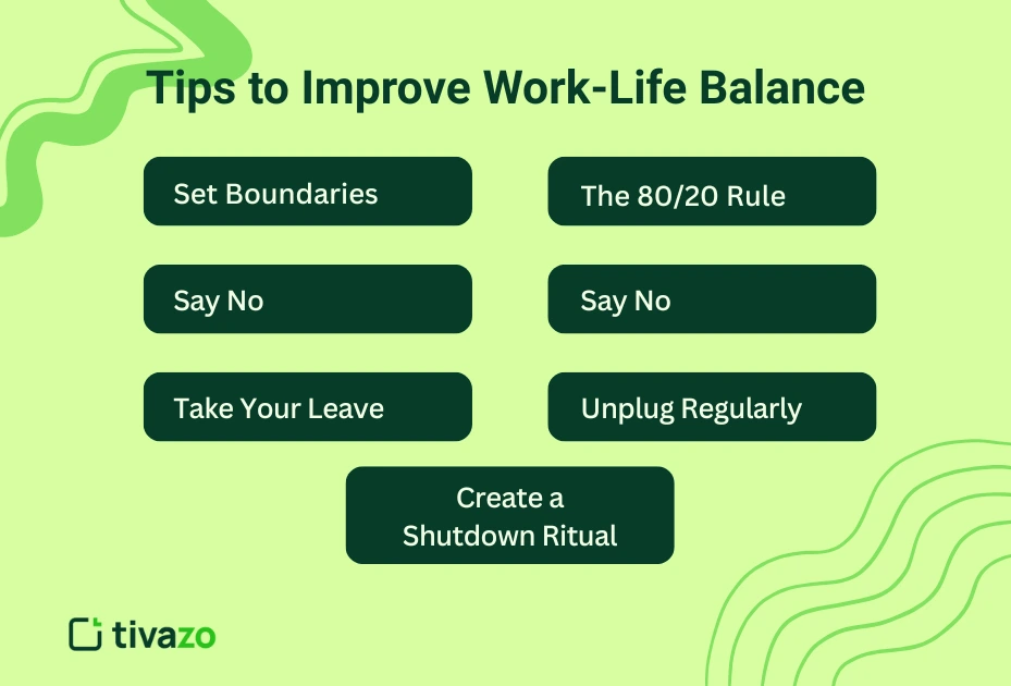 Tips to improve work-life balance
