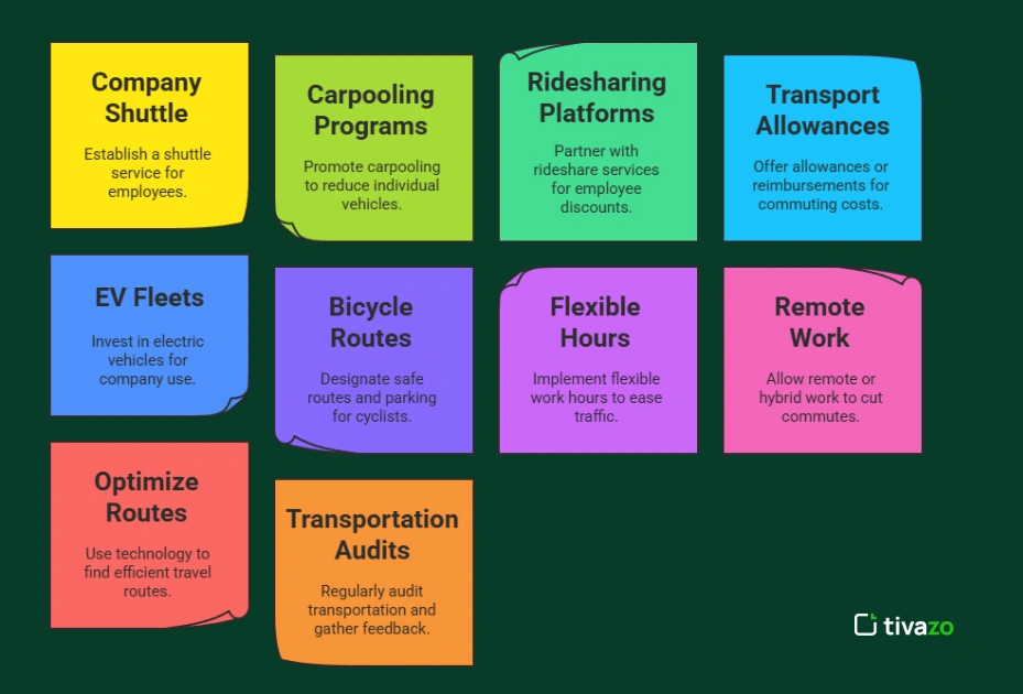 image showing the powerful ways to improve employee transportation
