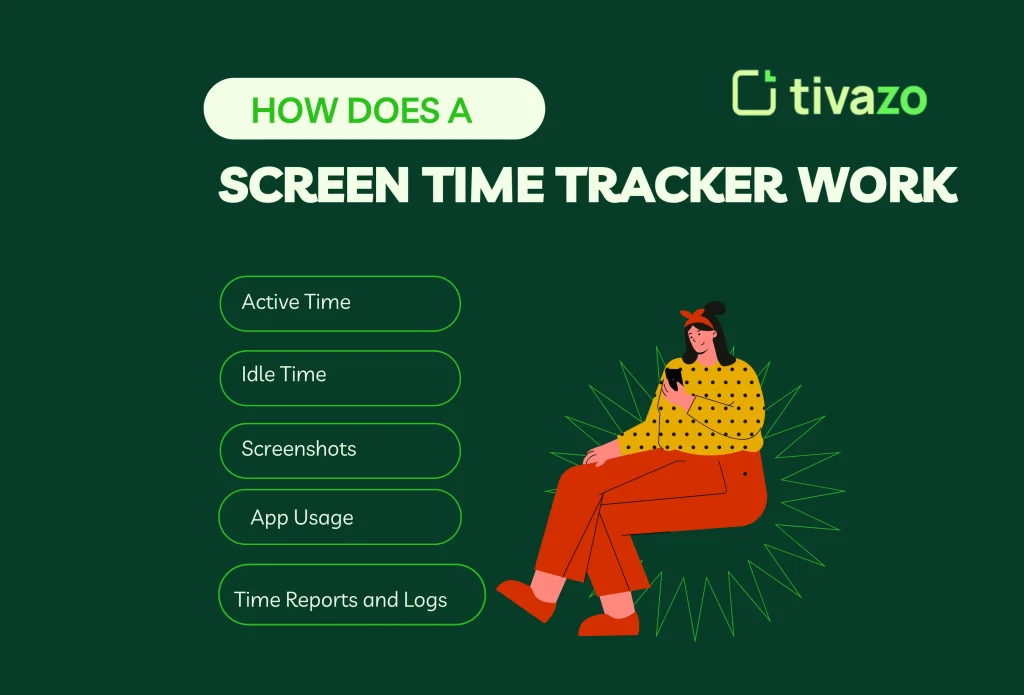 how does screen time tracker works