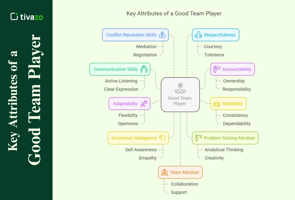 Image showing attributes of a good team player