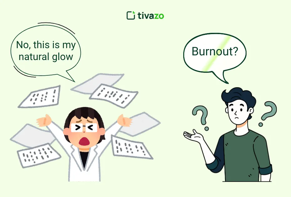 an image of sarcastic about Burnout 