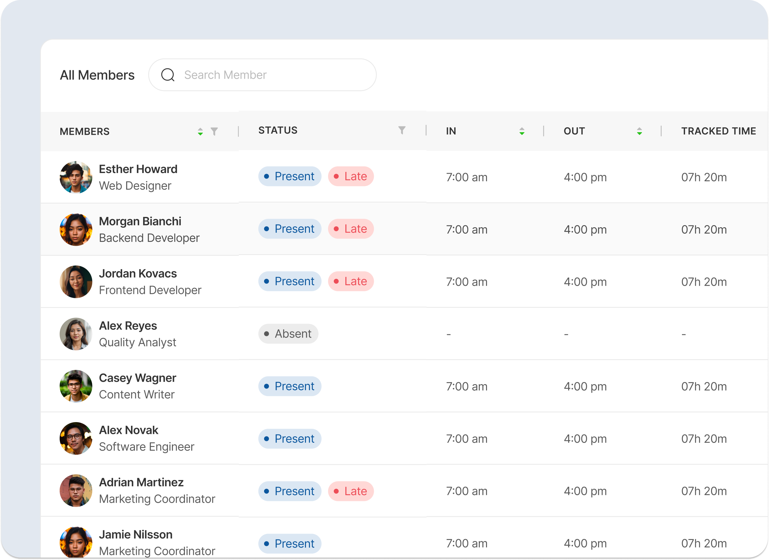 Freelancer-timesheet
