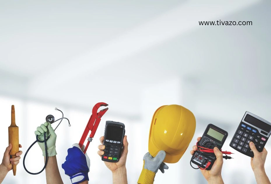 A picture depicting self-employment.