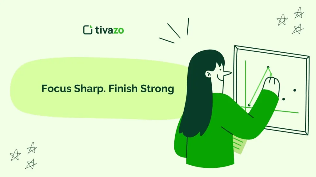 Focused Productivity Quotes Illustration