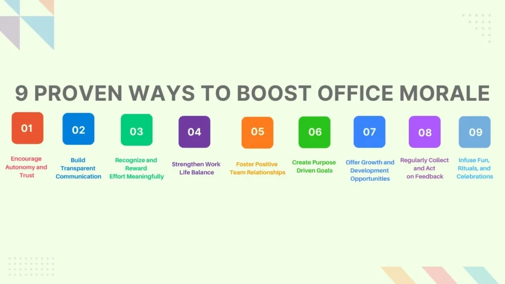 9 Ways to Boost Team Morale