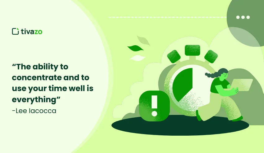 The ability to concentrate and to use your time well is everything