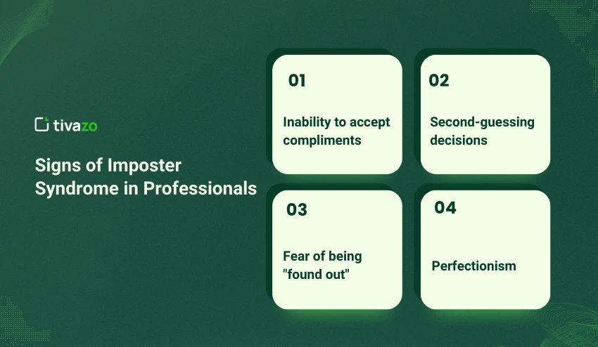 Signs of Imposter Syndrome in Professionals
