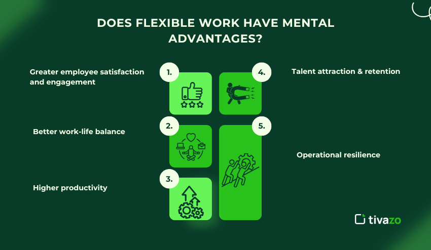 Does Flexible work have mental advantages 