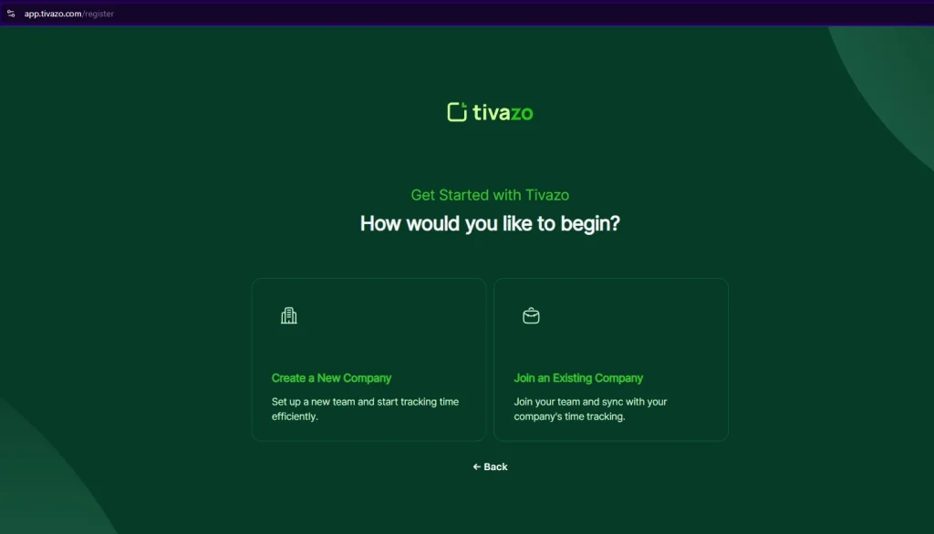 Steps for Tivazo Free Trial