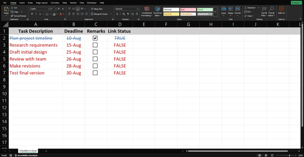 Add Conditional Formatting