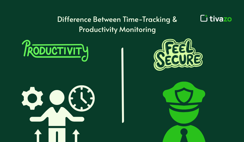 Difference between time tracking and productivity monitoring 